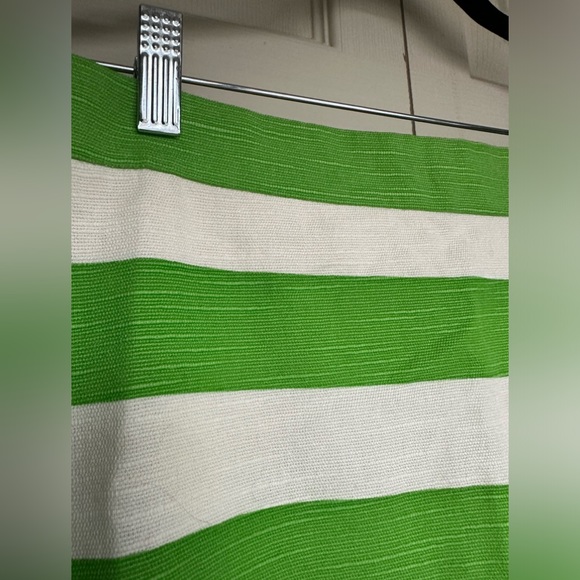 Kate Spade Señorita striped skirt cream green sprout stylish size 10 - Picture 8 of 16
